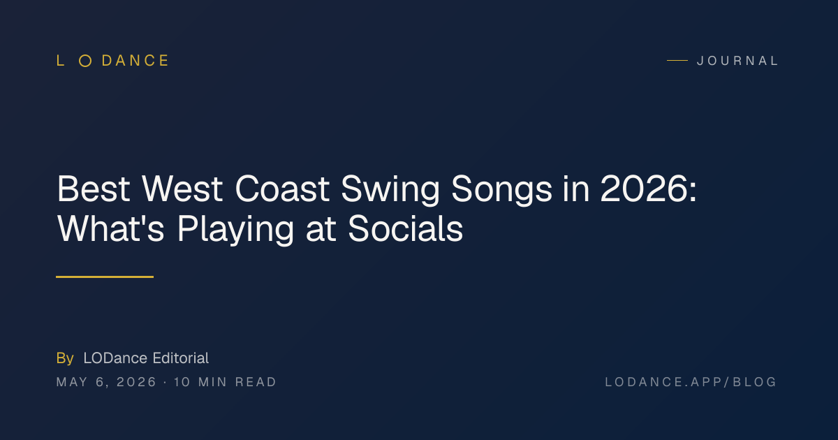 Best West Coast Swing Songs in 2026: What's Playing at Socials ...