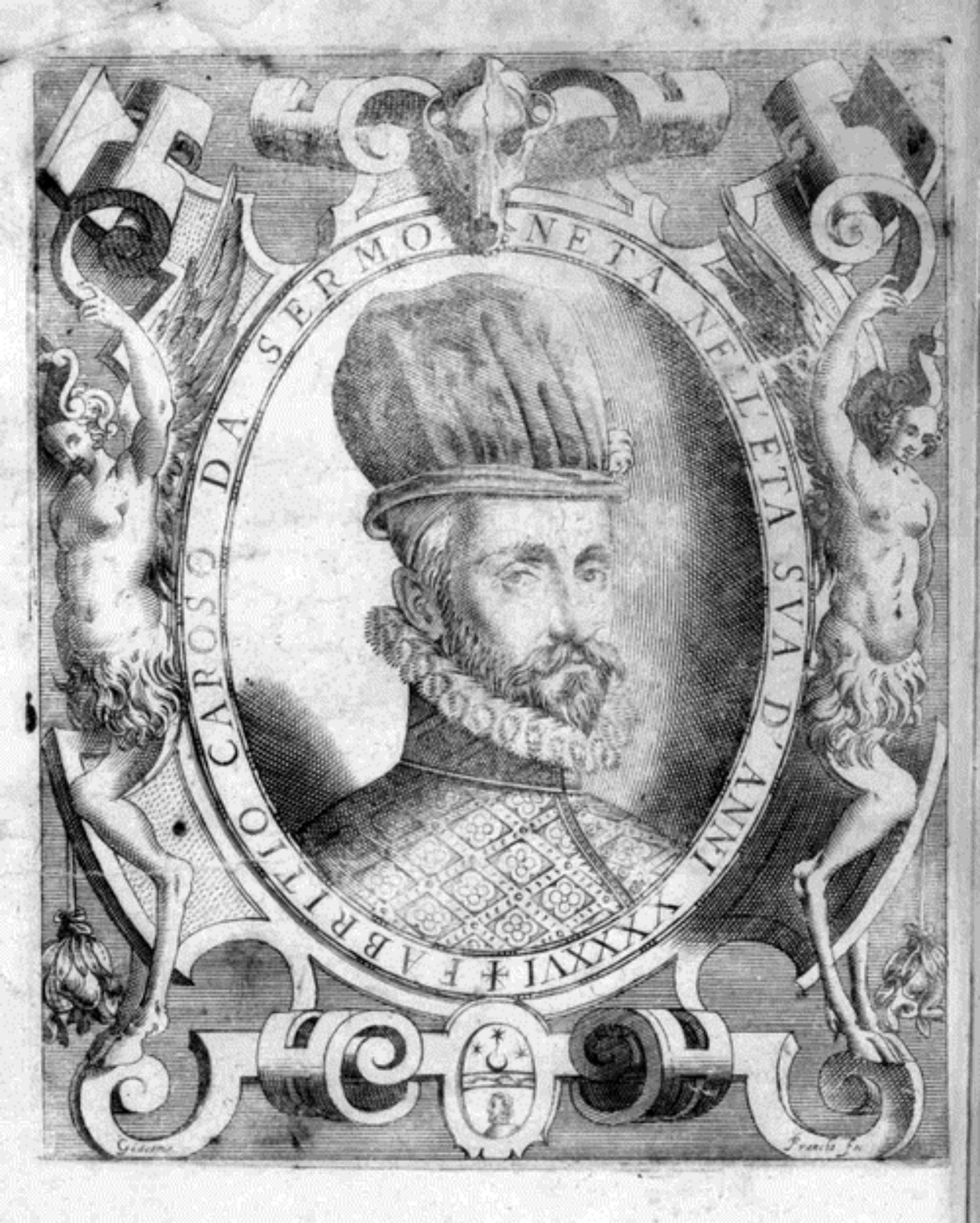 Caroso — Title Page (plate 1) by Fabritio Caroso da Sermoneta