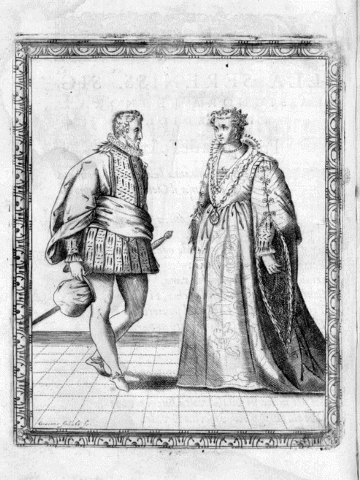 Caroso — Dance Plate (plate 10)