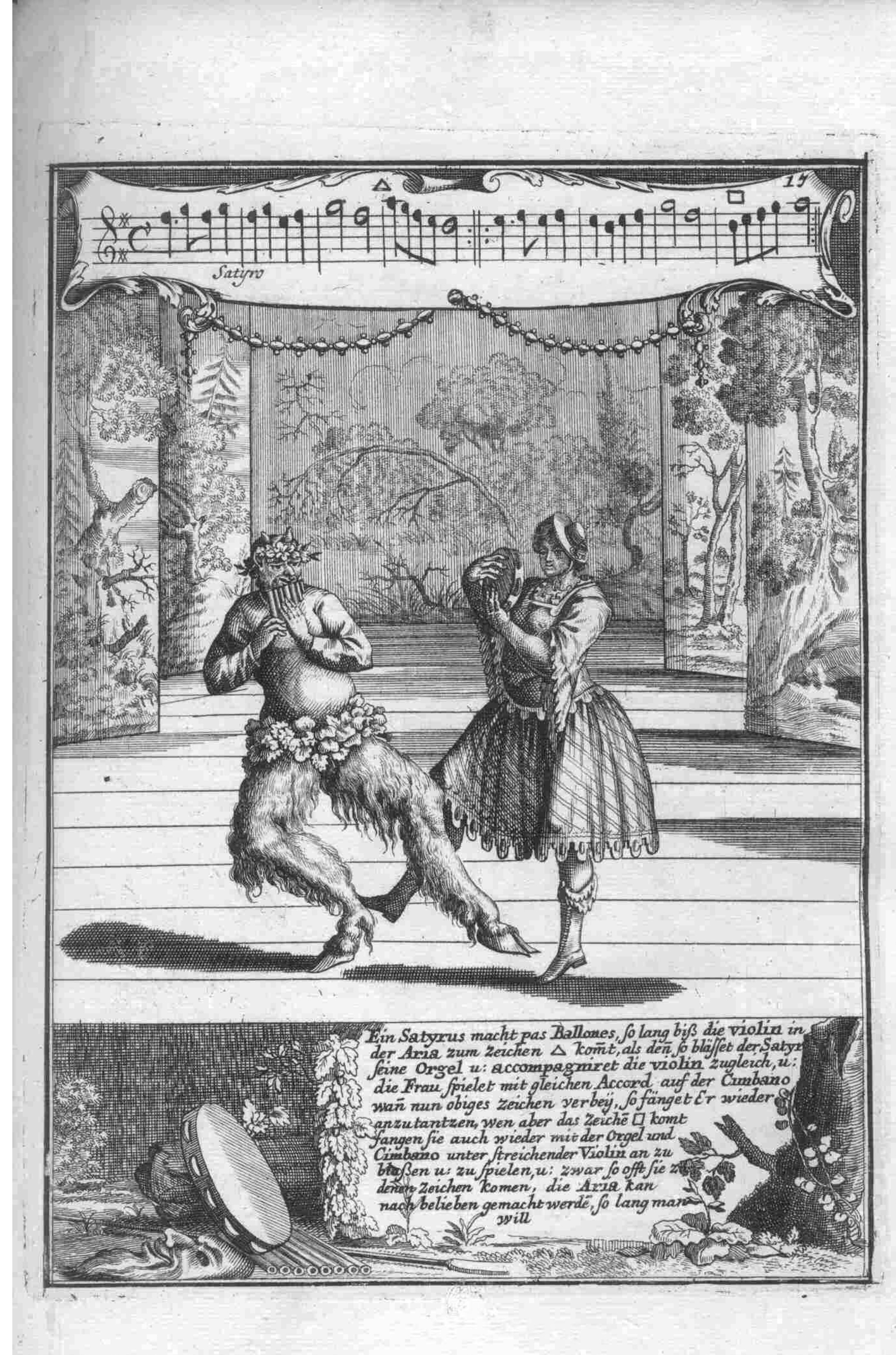 Comic Character — Plate 16 by Gregorio Lambranzi
