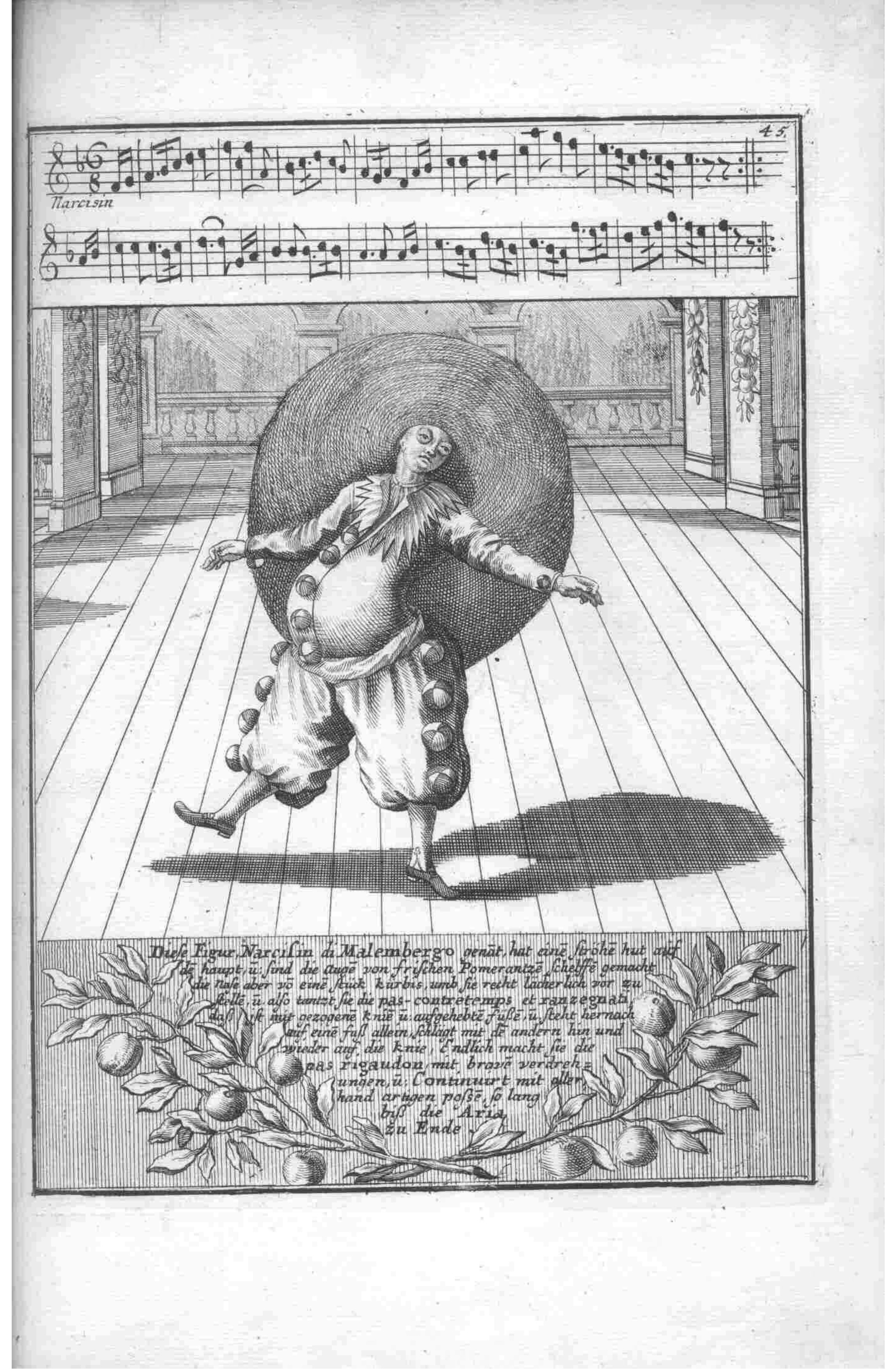 Grotesque — Plate 44 by Gregorio Lambranzi