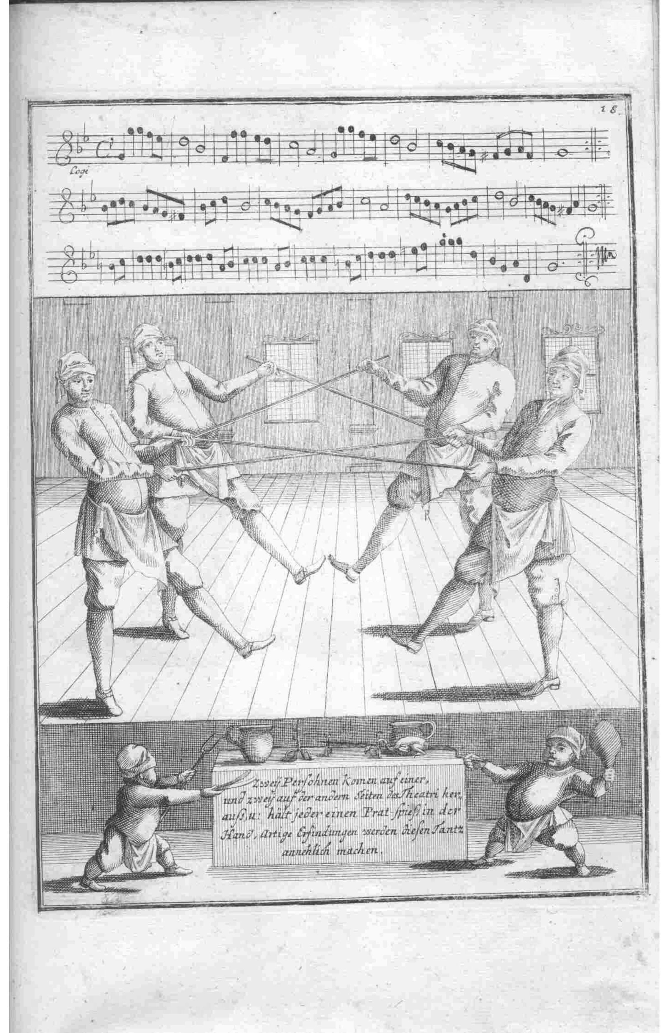 Group — Plate 68 by Gregorio Lambranzi
