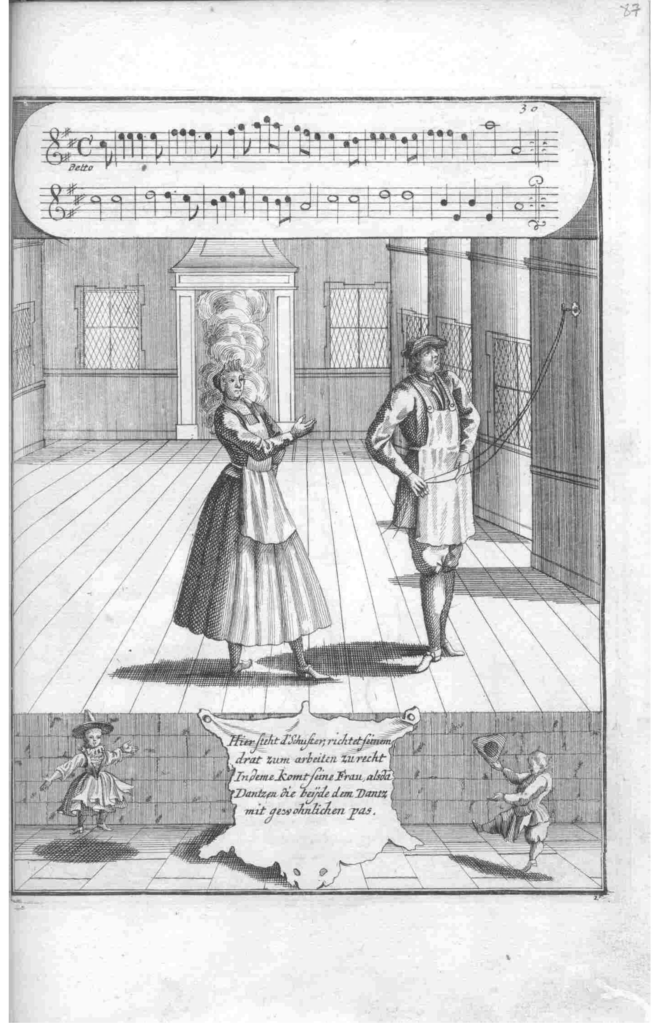 Pastoral — Plate 80 by Gregorio Lambranzi