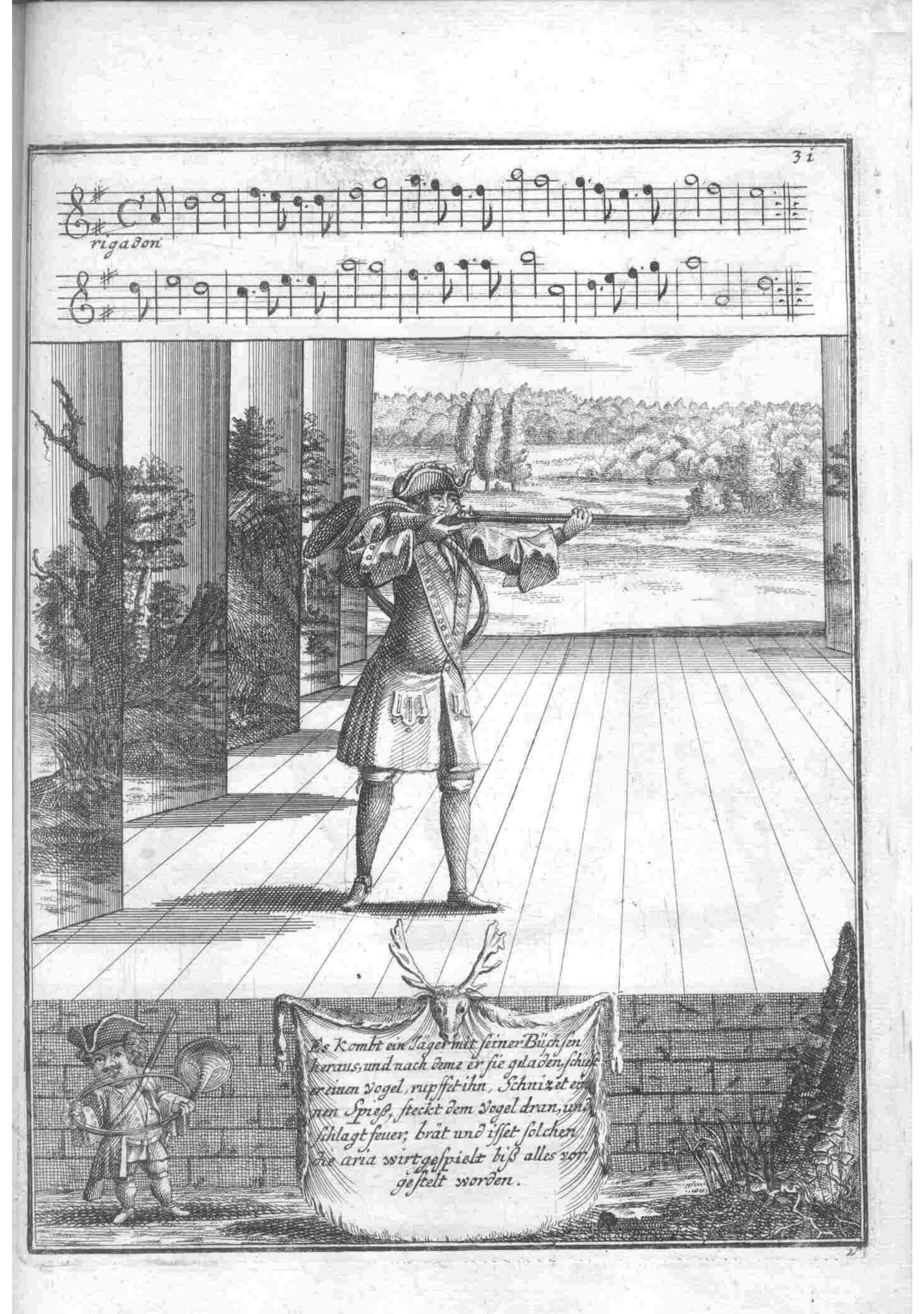 Pastoral — Plate 81 by Gregorio Lambranzi