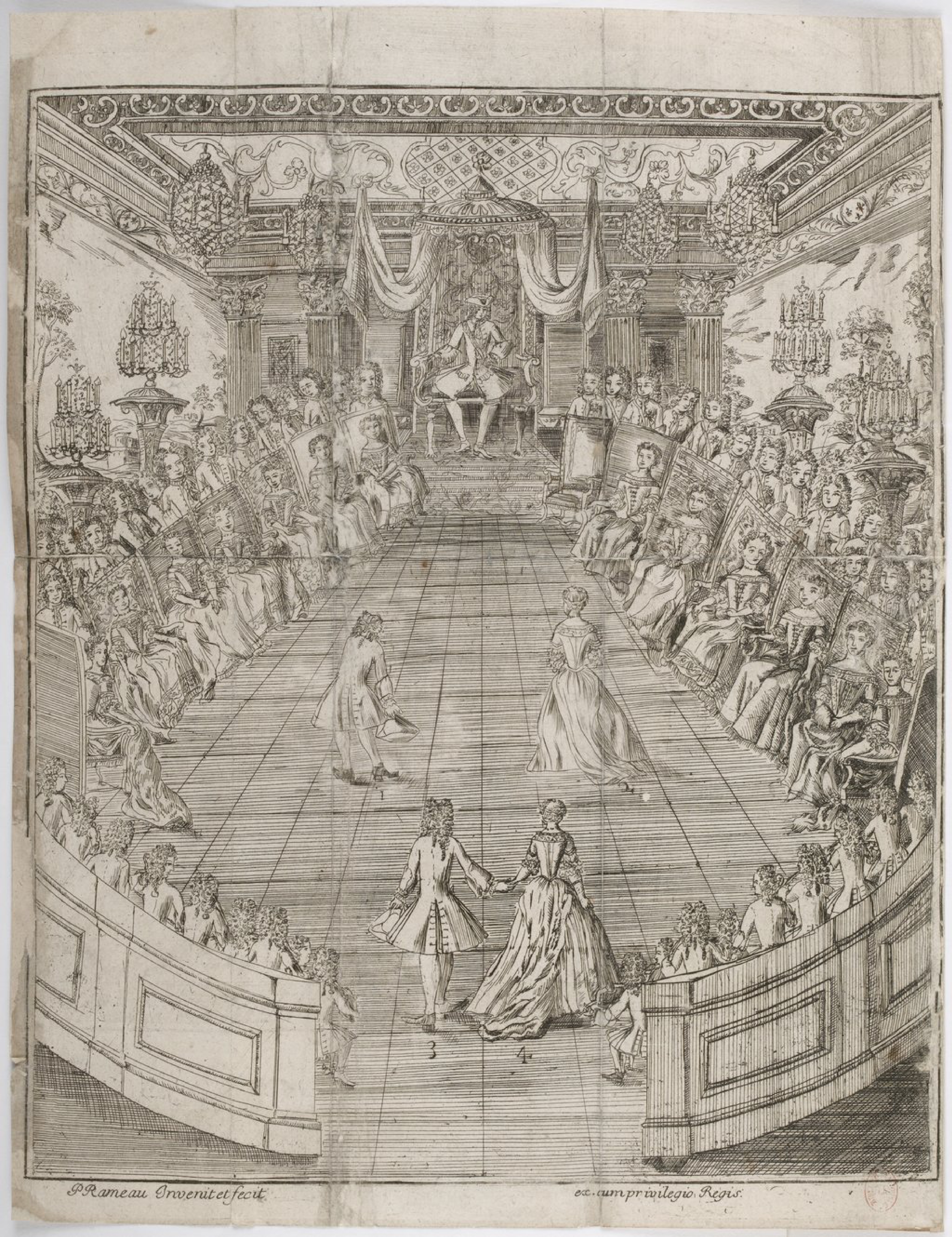 The Court Ballroom by Pierre Rameau