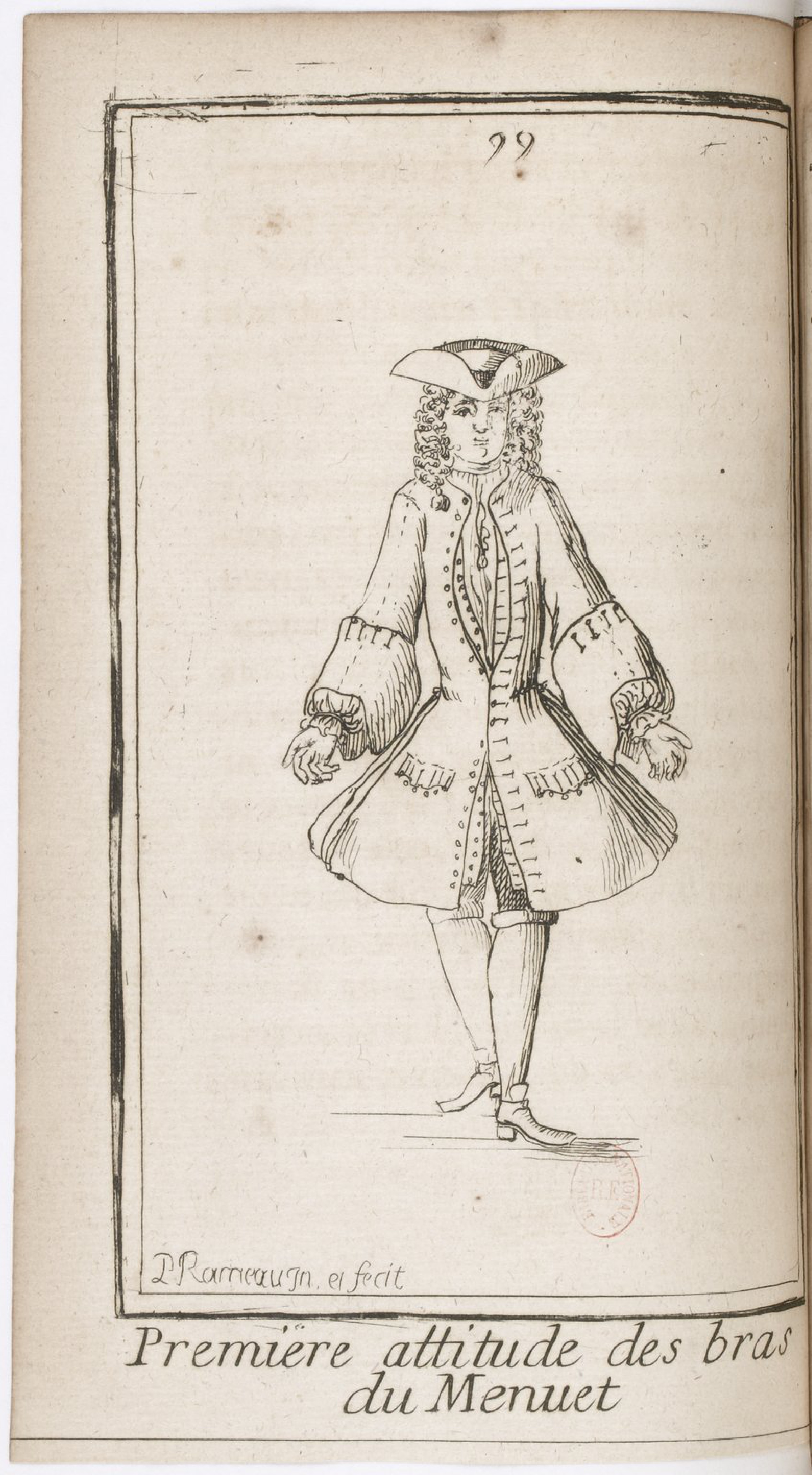 First Attitude of the Minuet by Pierre Rameau