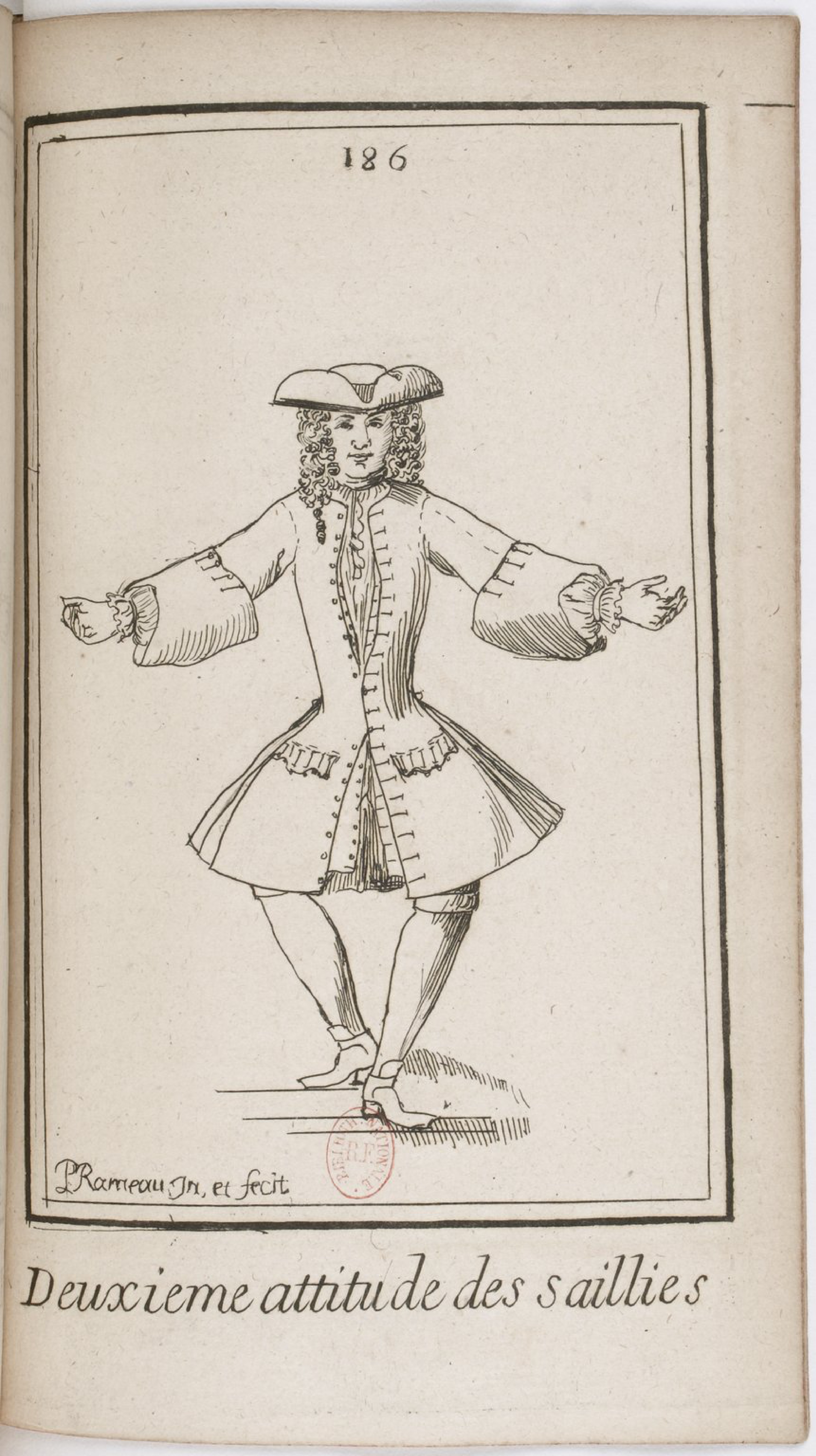 Second Attitude of the Saillies by Pierre Rameau